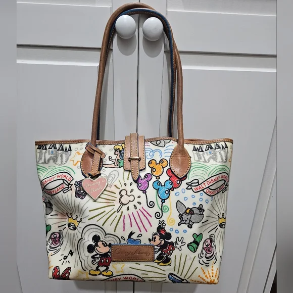 DOONEY & BOURKE Disney Sketch Mickey Mouse Tote Bag - Disney Parks - Picture 1 of 15